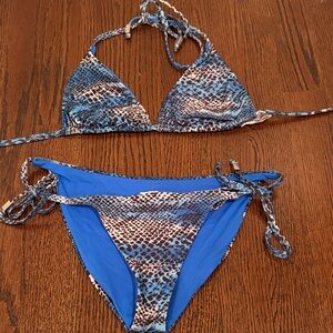 BECCA Blue and Black Bikini